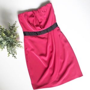 Limited Strapless Bright Pink Tulip Dress Size 0